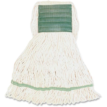 PROTECTIONPRO Synthetic Blend Wide Band Lopped Mop - White PR1876752